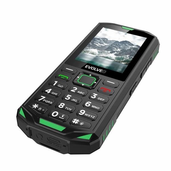 EVOLVEO StrongPhone X5 svart-grön