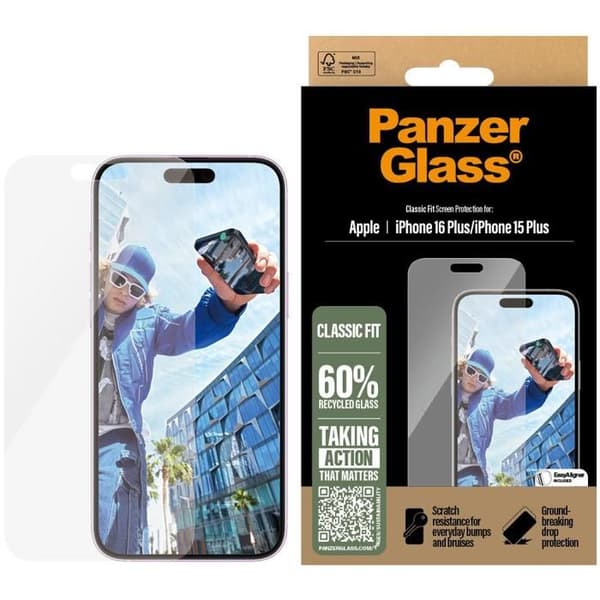 PanzerGlass Apple iPhone 16 Plus Classic Fit