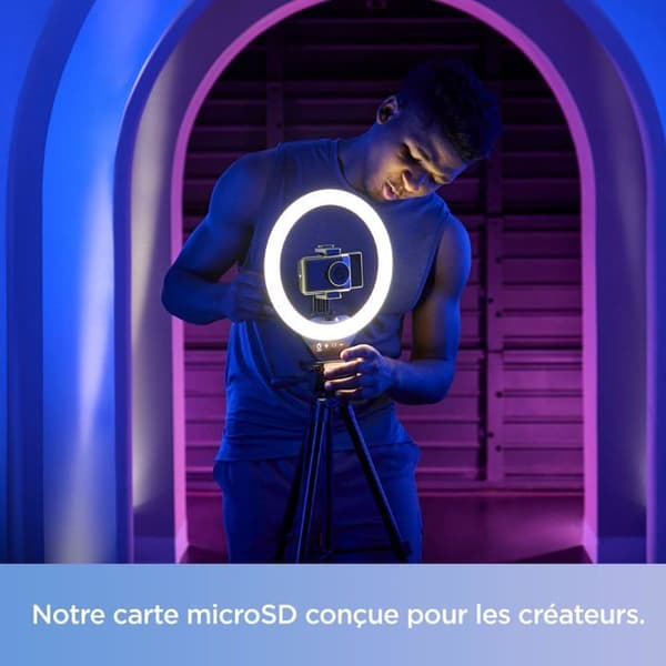sandisk micro sd-kort 128go c