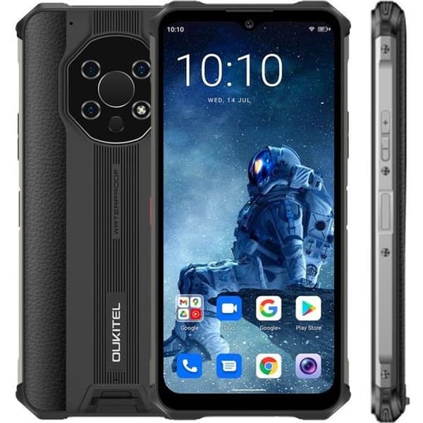 OUKITEL WP13 Smartphone Robust 8GB + 128GB 6.52'' 48MP Kamera Mobiltelefon NFC 5G Dubbel Sim GPS - Svart