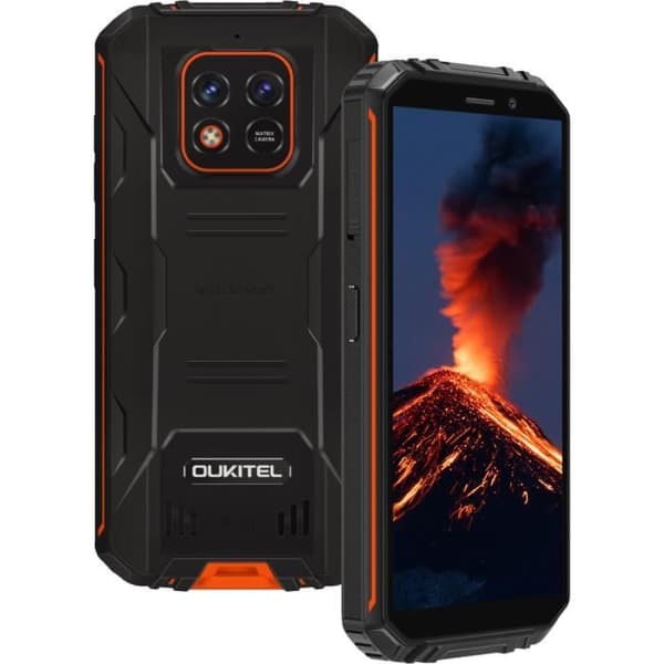OUKITEL WP18 Smartphone 12500mAh batteri 4GB 32GB 5,9 tums skärm HD+ 13MP kamera Dual SIM 4G Telefon - Orange