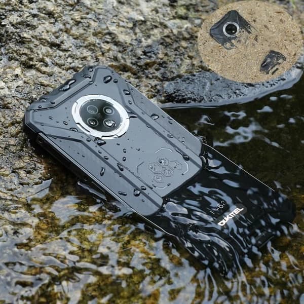 Smartphone IP68 Vattentålig Robust OUKITEL WP8 Pro 64Go Skärm 6.49" Octa kärna 16MP Kamera Android 10 Telefon NFC GPS 5000mAh - Svart