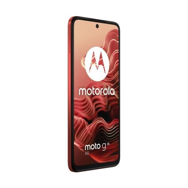 Motorola Moto G35 5G 4 GB/256 GB Röd (Guava Red) Dubbel SIM