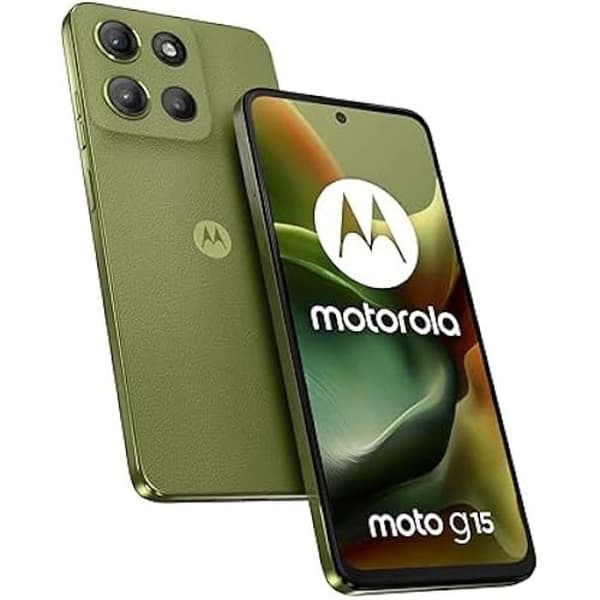 Smartphone MOTO G15 - Motorola - IGUANA GREEN - 8 GB RAM - 512 GB - FHD+ skärm 6,72 tum Grön