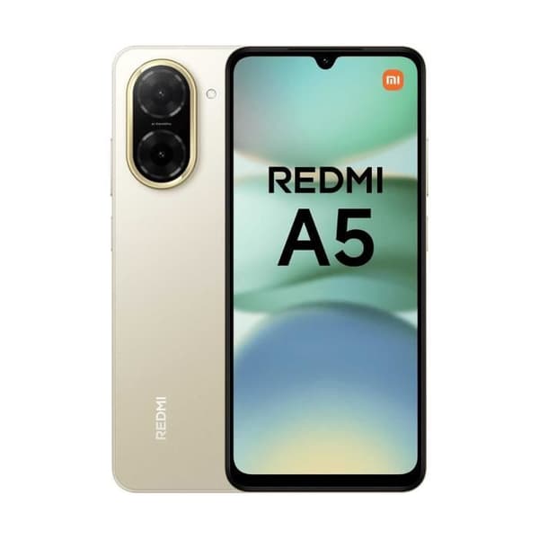 Xiaomi Redmi A5 4G 3 GB/64 GB Guld (Sandy Gold) Dubbel SIM Guld, Slipa