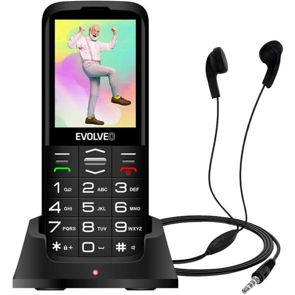 EVOLVEO EasyPhone XO svart