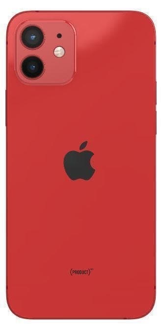 Renovera. telefon iphone 12/64gb röd en klass röd, röd av adapt global