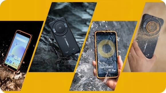 Phone GSM, Power Armor 16S 128GB Orange, Ulefone