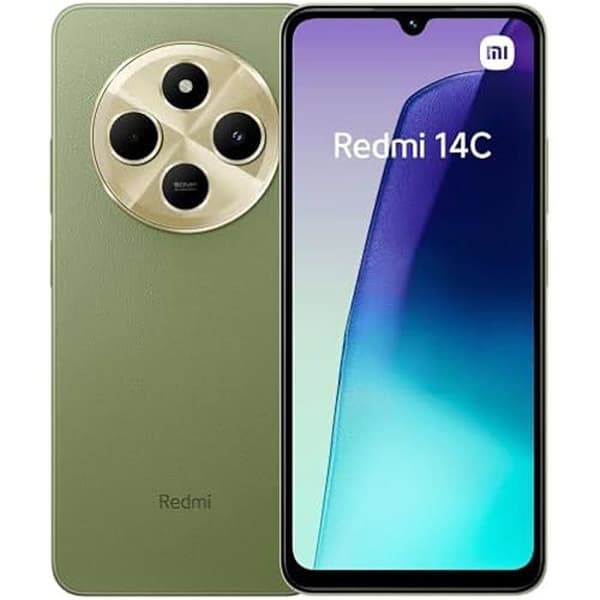 Smartphone - Xiaomi - Redmi 14C - 8 GB RAM - 256 GB Lagring - Salvia Grön - Dubbel SIM