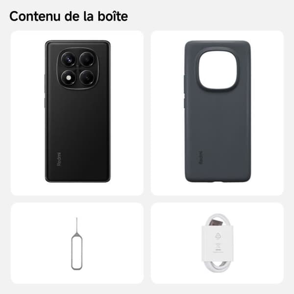 XIAOMI - Redmi Note 14 Pro - 8 GB + 256 GB - Midnatt svart
