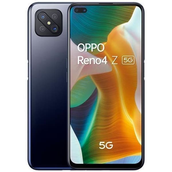 Oppo Reno 4 Z 5G Smartphone 8 GB / 128 GB svart (svart bläck) Dual SIM Svart