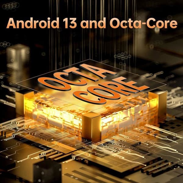 OUKITEL C33 Smartphone 6.8" 15Go + 256Go/upp till 2To 5150mAh 50MP Kamera Android 13 Mobiltelefon 4G Dubbel Sim GPS - Svart