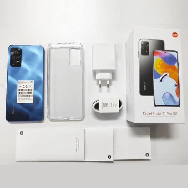 Xiaomi Redmi Note 11 Pro 5G - 6 GB RAM - 64 GB lagring Internationell version Vit (EES-version)