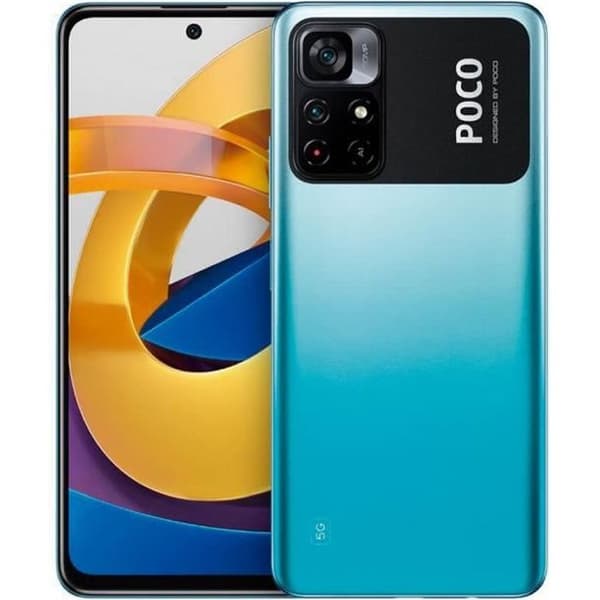 Xiaomi POCO M4 Pro 5G 4GB/64GB Blå (marinblå) Dual SIM 21091116AG Blå