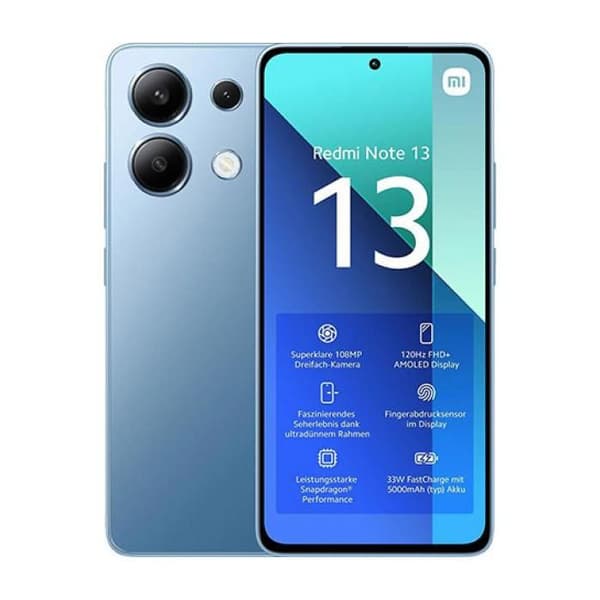 Xiaomi Redmi Note 13 Dual LTE 128 Go 6 Go RAM (isblå) blå