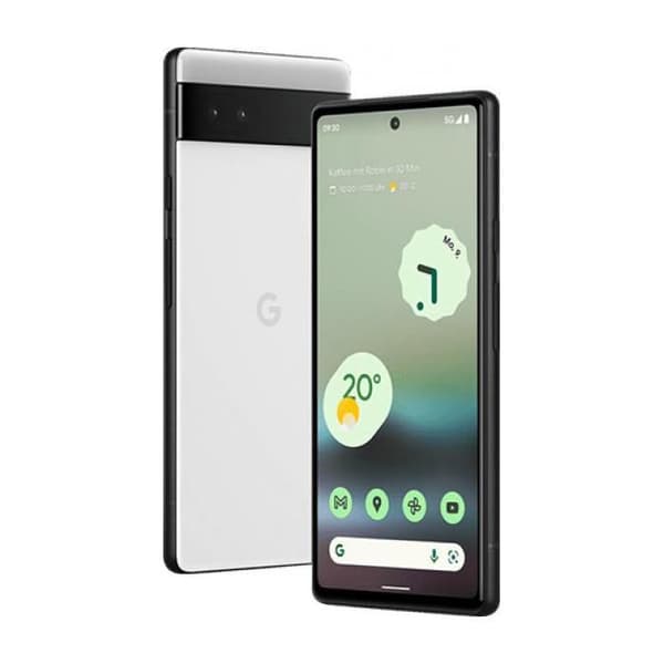 Google Pixel 6a 5G Dubbel SIM 128 Go 6 Go RAM Vit Krita Vit