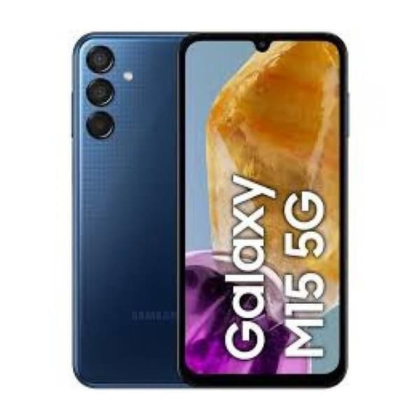 Samsung Galaxy M15 M156B 4+128GB DS 5G mörkblå Blå
