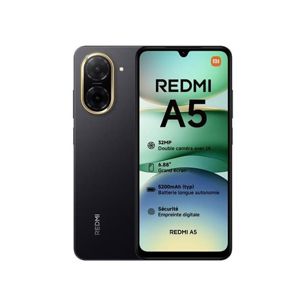 XIAOMI Redmi A5 4GB RAM 128GB ROM 4G Svart Svart