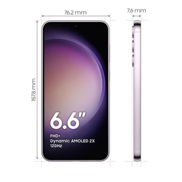 Samsung Galaxy S23+ 5G 8GB/256GB Lila (lavendel) Dual SIM lavendel