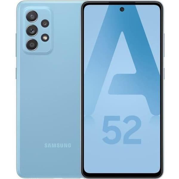 SAMSUNG Galaxy A52 4G Blå (2021) - Renoverad - Utmärkt skick- REFURBISHED