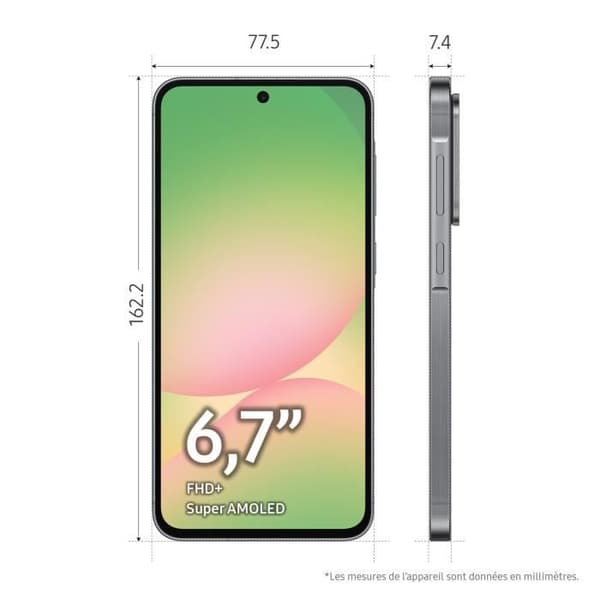 SAMSUNG Galaxy A56 5G Smartphone 128 GB Grafit