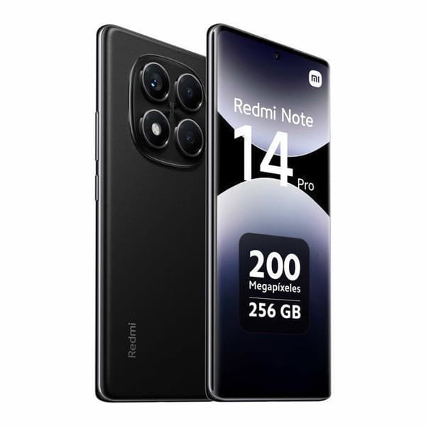 Xiaomi Redmi Note 14 Pro 4G Smartphone med 8G RAM 256G ROM - Svart