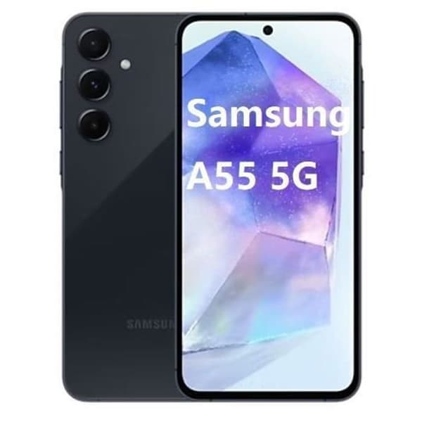 SAMSUNG Galaxy A55 5G Smartphone 8 + 128Go Blå natt - Global version
