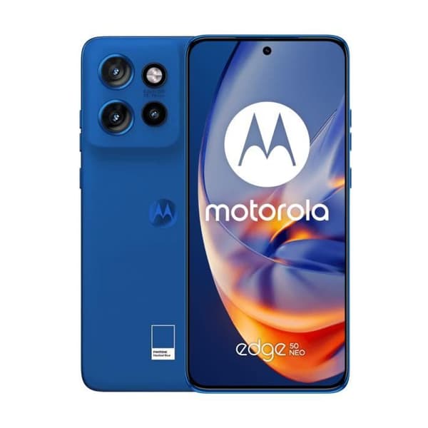 Motorola Edge 50 Neo 5G 8 GB/256 GB Blå (Nautical Blue) Dubbel SIM