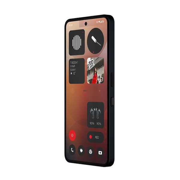 Smartphone Nothing Phone (3a) 5G 12Go 256Go Svart Dual SIM Snapdragon™ 7s Gen 3