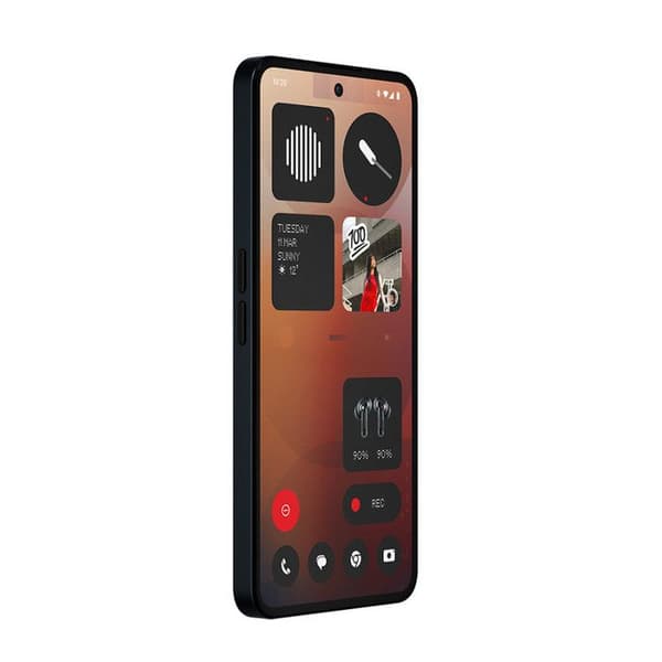 Smartphone Nothing Phone (3a) 5G 12Go 256Go Svart Dual SIM Snapdragon™ 7s Gen 3