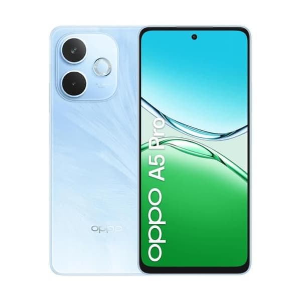 Oppo A5 Pro 4G 8 GB/256 GB Blå (Feather Blue) Dubbel SIM Blå
