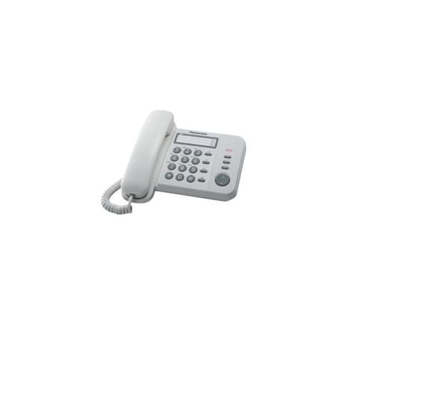 Panasonic, telefon med ledning, KX-TS520FXW