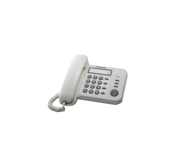Panasonic, telefon med ledning, KX-TS520FXW