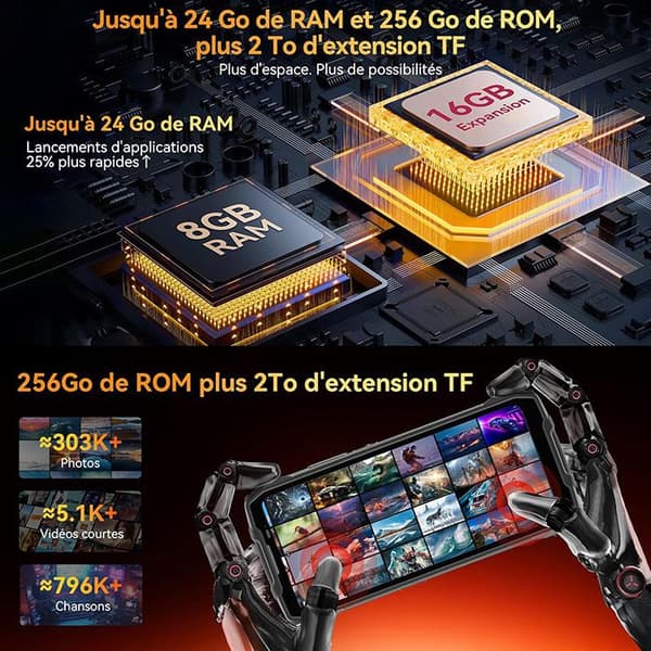 Of course! Here is the translation to Swedish (SV): 'Tålig 5G-mobiltelefon Blackview BL7000 24GB+512GB 6.78" 120Hz 7500mAh 50MP Android 14, NFC, IP68