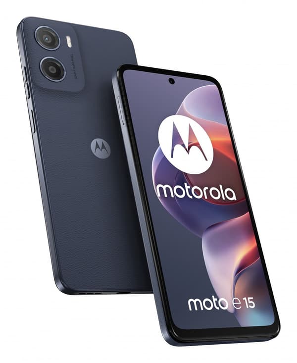 Motorola Moto E15 16,9 cm (6,67") Dubbelt SIM-kort Android 14 Go Edition 4G USB Typ-C 2 GB 64 GB 5200 mAh Blå