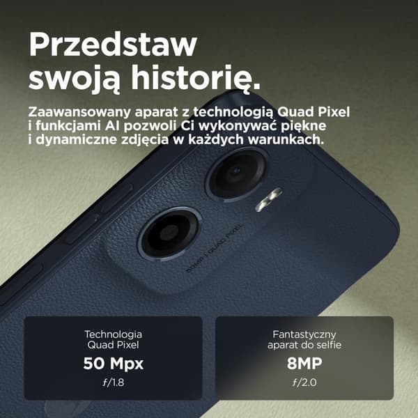 Motorola Moto G05 16,9 cm (6,67 tum) Dubbelt SIM-kort Android 15 4G USB Typ-C 4 GB 128 GB 5200 mAh Blå