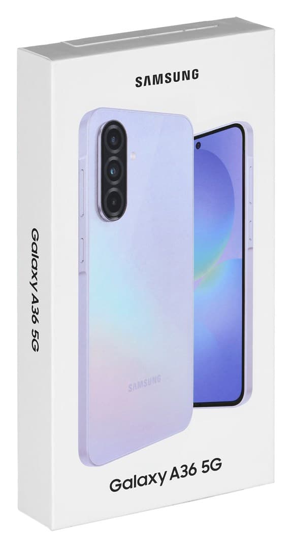 Samsung Galaxy A36 17 cm (6,7") Dual SIM Android 15 5G USB Type-C 8 GB 256 GB 5000 mAh Lavendel