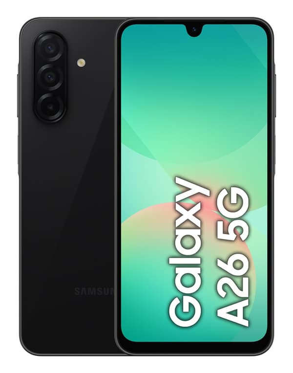 Samsung Galaxy A26 17 cm (6,7") Hybrid Dubbelt SIM Android 15 5G USB Typ-C 8 GB 256 GB 5000 mAh Svart Svart