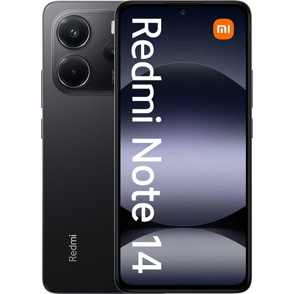 Xiaomi Redmi Note 14 8/256GB Midnattssvart