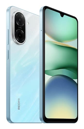 Xiaomi Redmi A5 -älypuhelin, 17,5 cm (6,88"), kaksois-SIM-korttipaikka, Android 15, 4G, USB Type-C, 3 Gt, 64 Gt, 5200 mAh, sininen