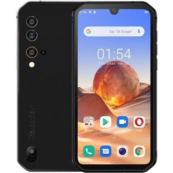 Blackview BV9900E 6GB+128GB 5,84tum Helio P90 Smartphone Octa Core 4380mAh Quad Bakre kamera NFC Android 10.0 IP68 - Svart