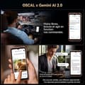 Miniatyrbild 6 av 6: Oscal MARINE 1 Mobiltelefon Slitstark 12Go+128Go-SD 2To 6.56" 90Hz Gemini AI 2.0 5100mAh Android 15 Dubbel SIM 4G GPS - Svart