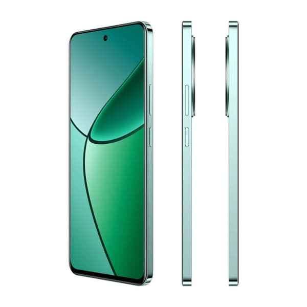 Realme 12 + Smartphone 5G 8 GB RAM + 256 GB ROM OLED-skärm 6,67 tum 120 Hz 5000 mAh Snabbladdning 67 W EU-version Grön