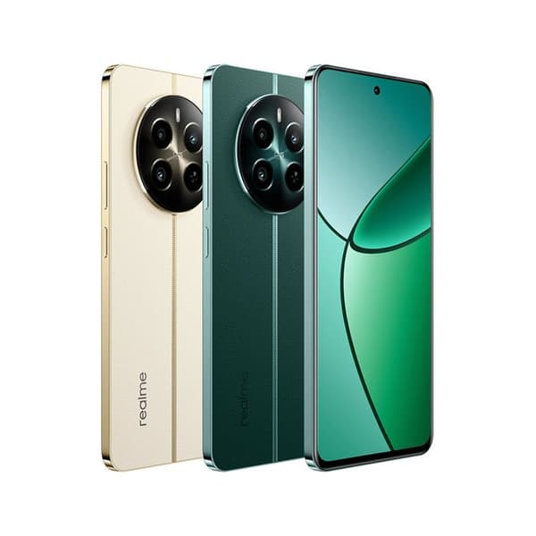 Realme 12 + Smartphone 5G 8 GB RAM + 256 GB ROM OLED-skärm 6,67 tum 120 Hz 5000 mAh Snabbladdning 67 W EU-version Grön