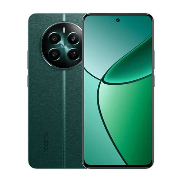 Realme 12 + Smartphone 5G 8 GB RAM + 256 GB ROM OLED-skärm 6,67 tum 120 Hz 5000 mAh Snabbladdning 67 W EU-version Grön