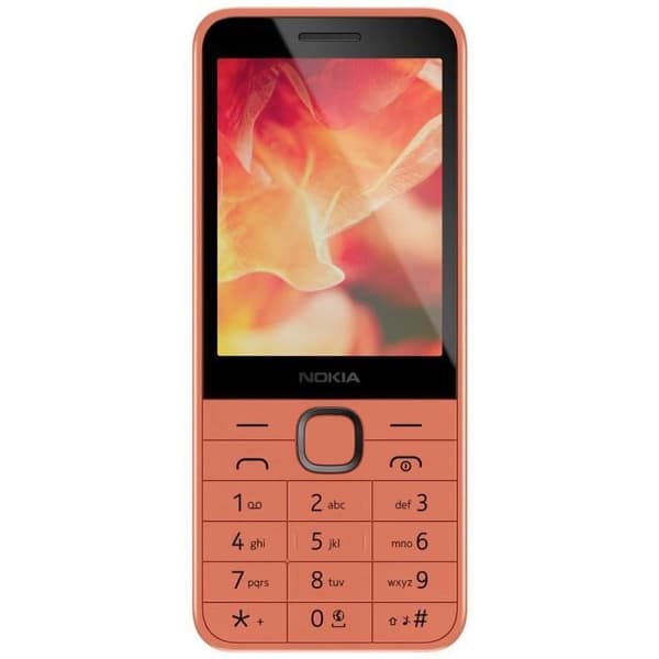 Mobiltelefon - NOKIA - 215 4G - Orange - Hållbar - 1000 mAh