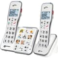 Miniatyrbild 1 av 2: GEEMARC Trådlös telefon med stora knappar senior AMPLIDECT 595-2 FOTO + extra handset