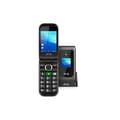 Miniatyrbild 1 av 4: SPC JASPER 2 4G – Senior mobiltelefon med WhatsApp, hörapparatkompatibel, SOS-knapp och laddningsvagga.