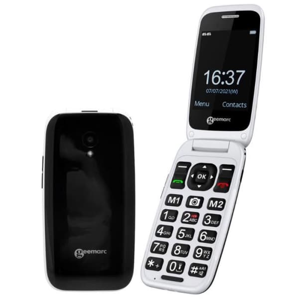 Geemarc CL8700 - 4G Big Key Clamshell Senior mobiltelefon