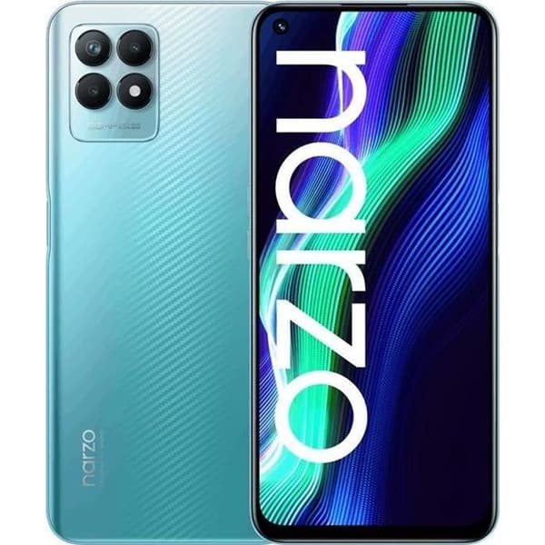 Realme Narzo 50 128GB blå Ljusblå